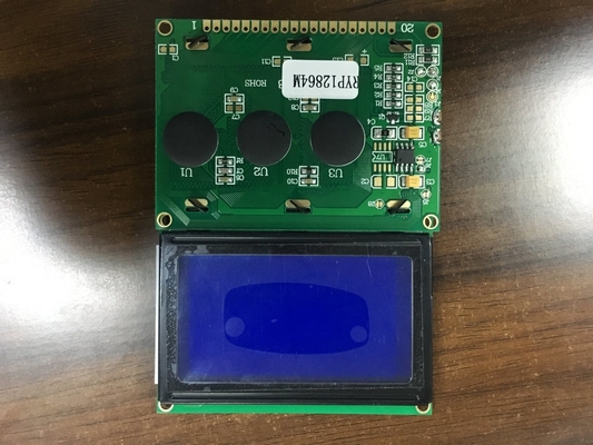 20PIN Connector 128*64 Εικόνα LCD Μονοχρωμικό STN Χρώμα Προαιρετικό με φως πίσω