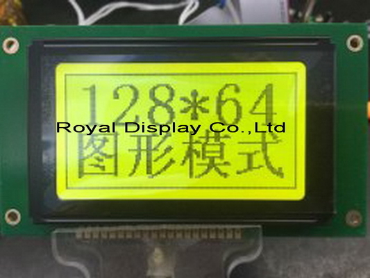 128*64 Γράφη STN LCD Μοντέλο με LED Back Light Μονοχρώμιο 20 Pin ST7565 3,5v Βιομηχανική οθόνη