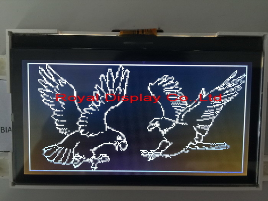 192*48 Γράφικη μονάδα LCD με φωτισμό AT0107 6H 12H ευρεία θερμοκρασία βιομηχανική οθόνη