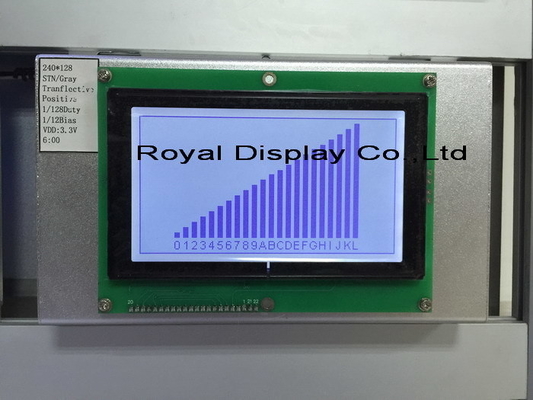 240*180 Γραφική μονάδα LCD FSTN με βιομηχανική οθόνη ευρείας θερμοκρασίας με φως πίσω