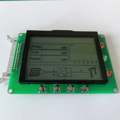 128 * 16 Dots FSTN Προσαρμοσμένη μονάδα LCD 6H με ST7565P ευρεία θερμοκρασία για φωτοβολταϊκό μετατροπέα UPS