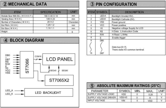 20*2 2002 Μονάδα LCD χαρακτήρων Μεγάλο μέγεθος Βιομηχανική οθόνη ευρείας θερμοκρασίας