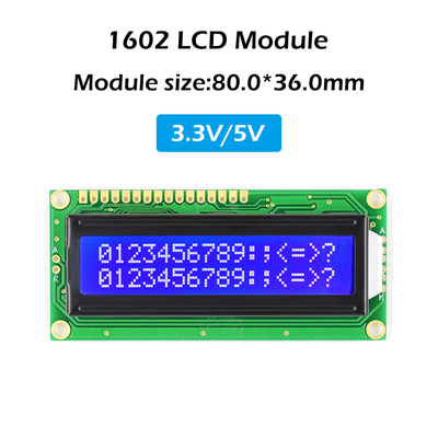 20*2 2002 Μονάδα LCD χαρακτήρων Μεγάλο μέγεθος Βιομηχανική οθόνη ευρείας θερμοκρασίας