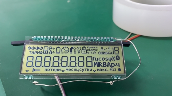 Μοντέλο TN LCD 2.8v -40 βαθμοί Κελσίου διαστρέφτης θετικού μετρητή ενέργειας 64Hz