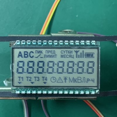 Μοντέλο TN LCD 2.8v -40 βαθμοί Κελσίου διαστρέφτης θετικού μετρητή ενέργειας 64Hz