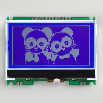 256*128 Γράφη LCD με ευρεία θερμοκρασία Winstar 100% Αντικατάσταση βιομηχανικής οθόνης