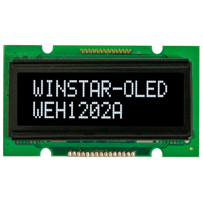 1.6' 12*2 χαρακτήρες Μονοχρωματικό OLED LCD Μοντέλο Winstar Αντικατάσταση