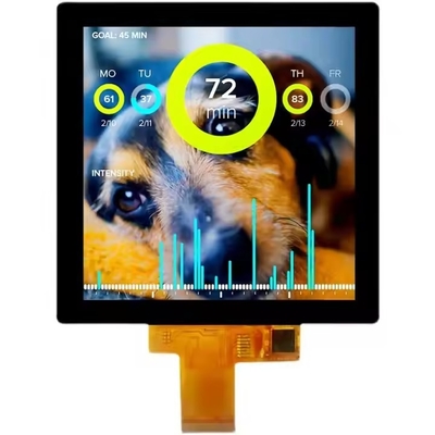 3.95 ίντσες 4 " 480 * 480 τετραγωνική οθόνη LCD TFT με RGB διεπαφή CTP