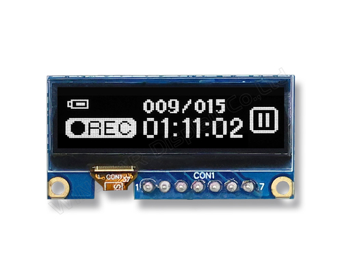 1.3' 128*40 γραφικό μονο Sh1106 Spi I2c ευρεία θερμοκρασία OLED