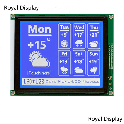 4.7inch 160X128 129*102mm γραφική ενότητα μητρών LCD με Backlight