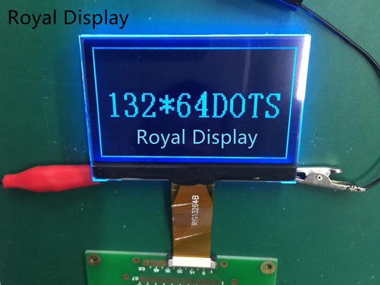 Γραφικά LCD σημεία 30 οργάνων ελέγχου 132X64 DFSTN καρφίτσα με το συνδετήρα FPC